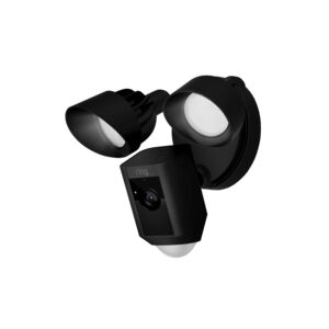 Ring Motion-Activated HD Security Camera With Floodlight Black Ring Motion-Activated HD Security Camera With Floodlight Black